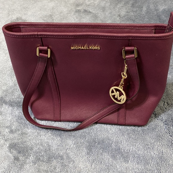 Michael Michael Kors Tote Bag - Deep Purple - Picture 7 of 9